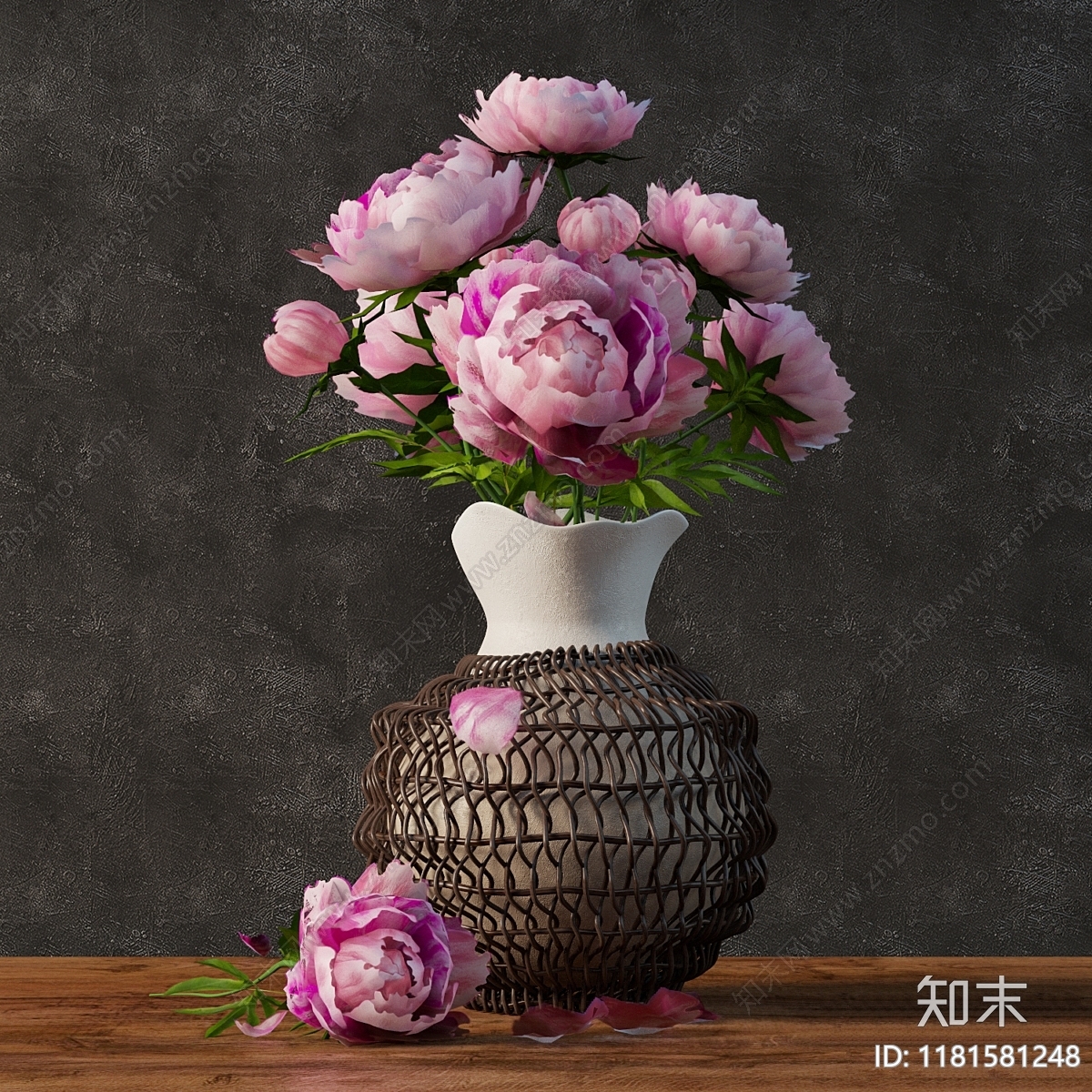 花艺3D模型下载【ID:1181581248】