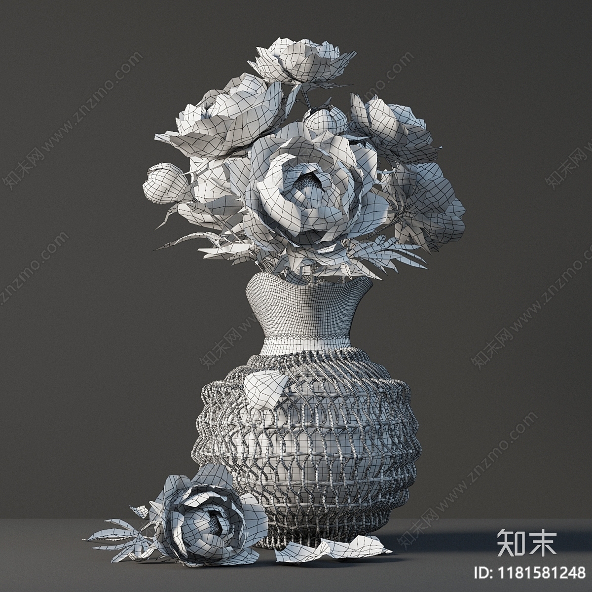 花艺3D模型下载【ID:1181581248】