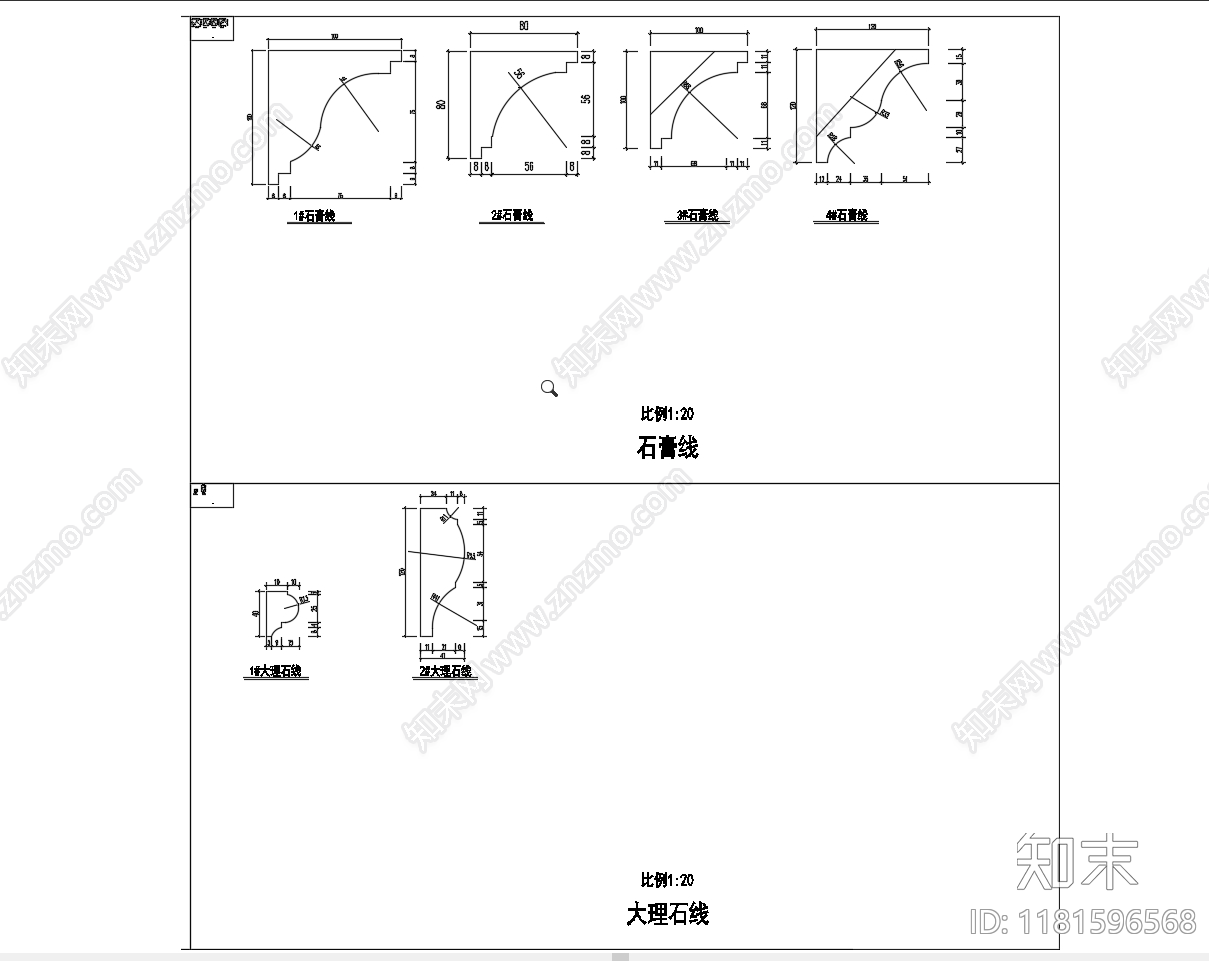 综合硬装构件图库施工图下载【ID:1181596568】