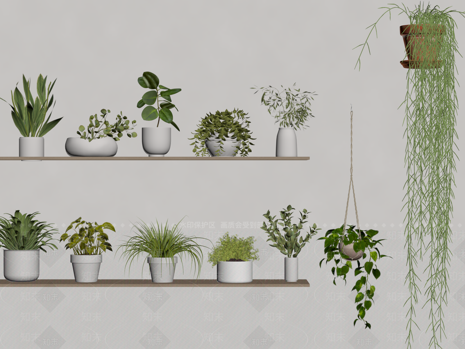 盆栽SU模型下载【ID:1181608160】