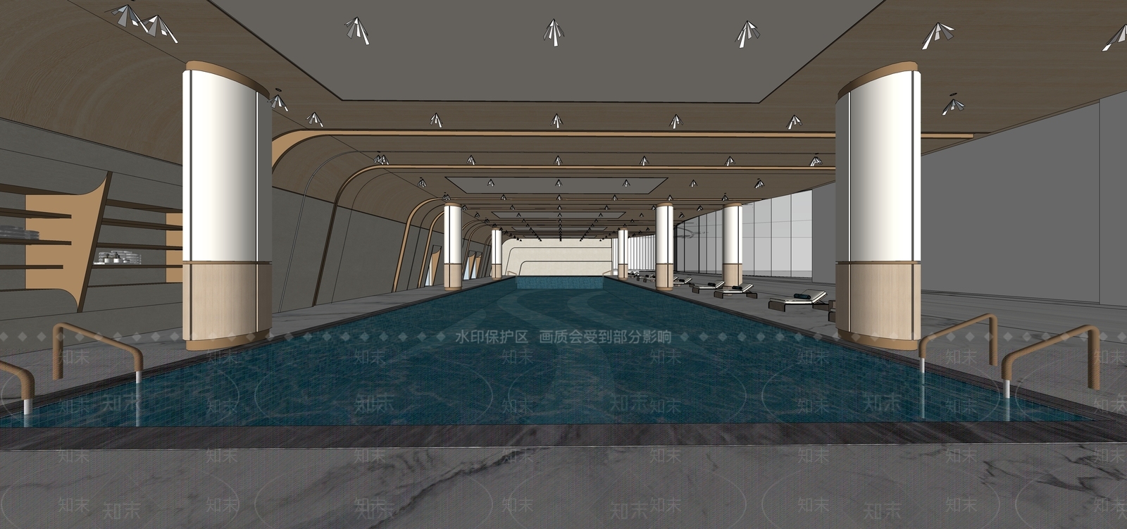 现代会所SU模型下载【ID:1181608253】