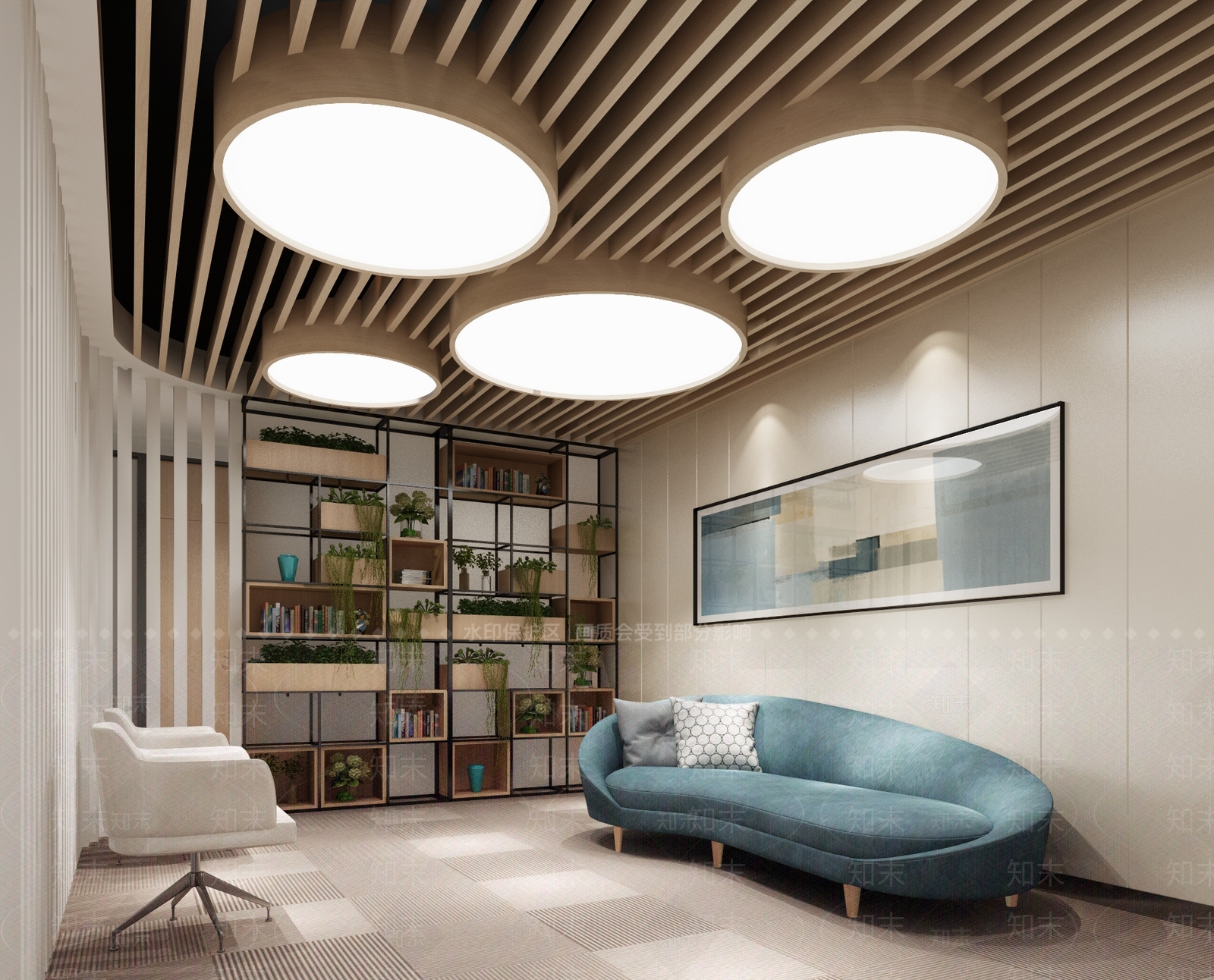 现代接待室3D模型下载【ID:1181609294】