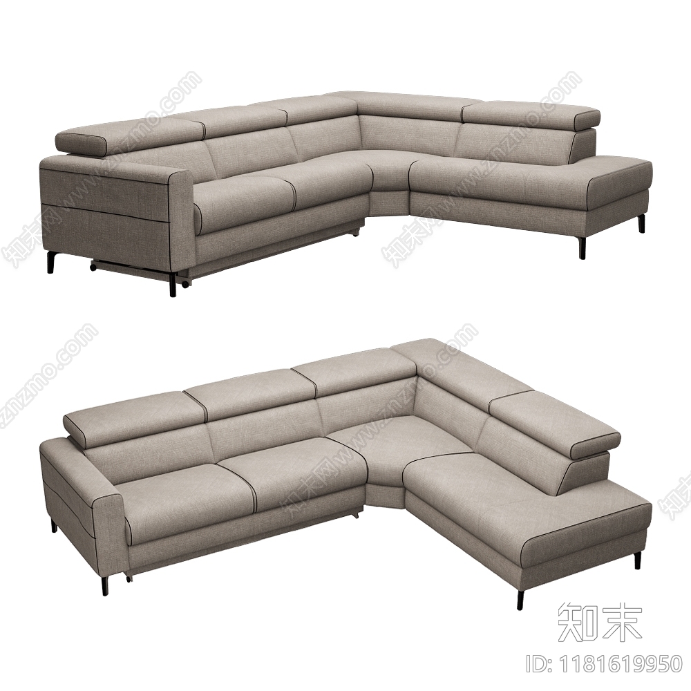 法式Sofa3D模型下载【ID:1181619950】