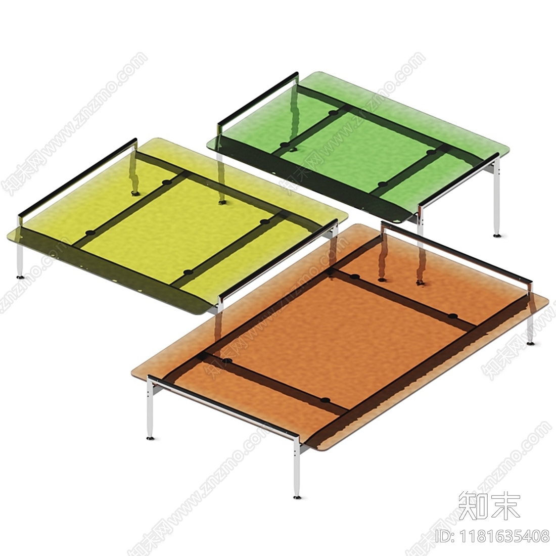 现代茶几3D模型下载【ID:1181635408】