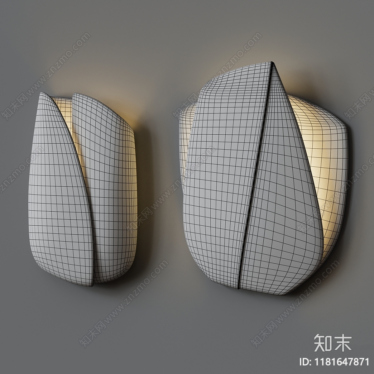 壁灯3D模型下载【ID:1181647871】