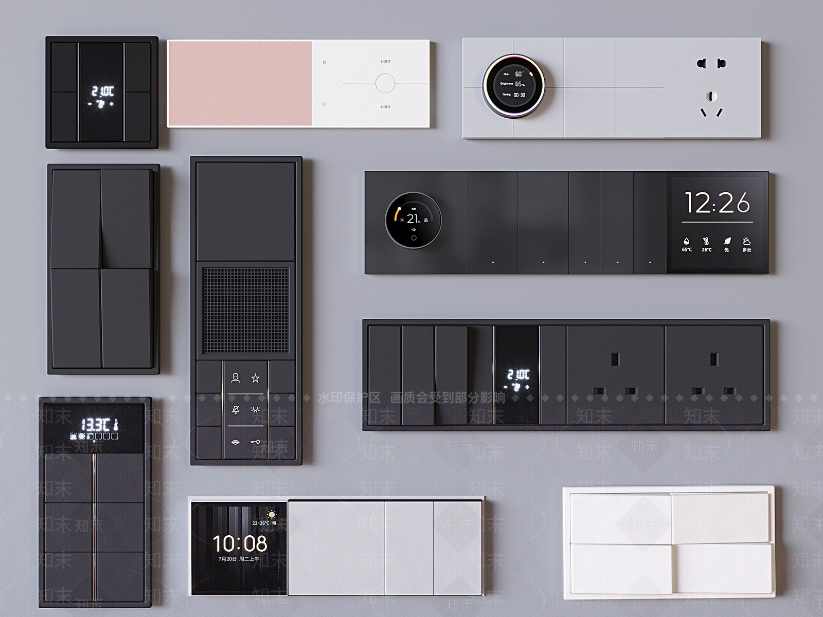 开关3D模型下载【ID:1189879612】