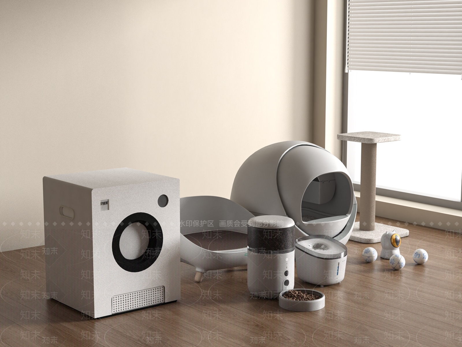 其他宠物用品SU模型下载【ID:1181658016】