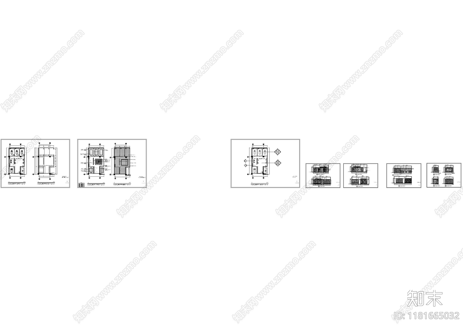 现代理发店cad施工图下载【ID:1181665032】