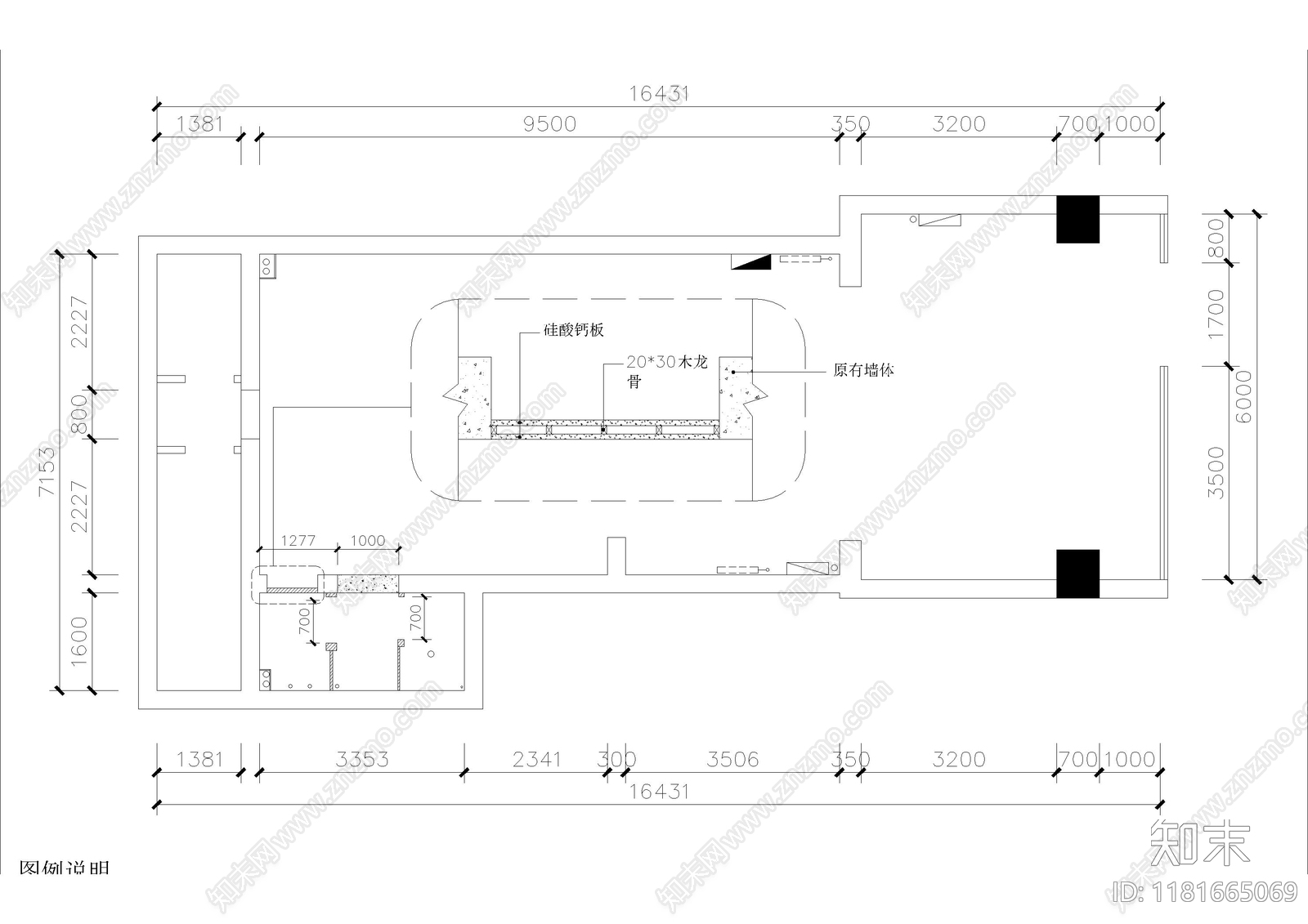 现代理发店cad施工图下载【ID:1181665069】