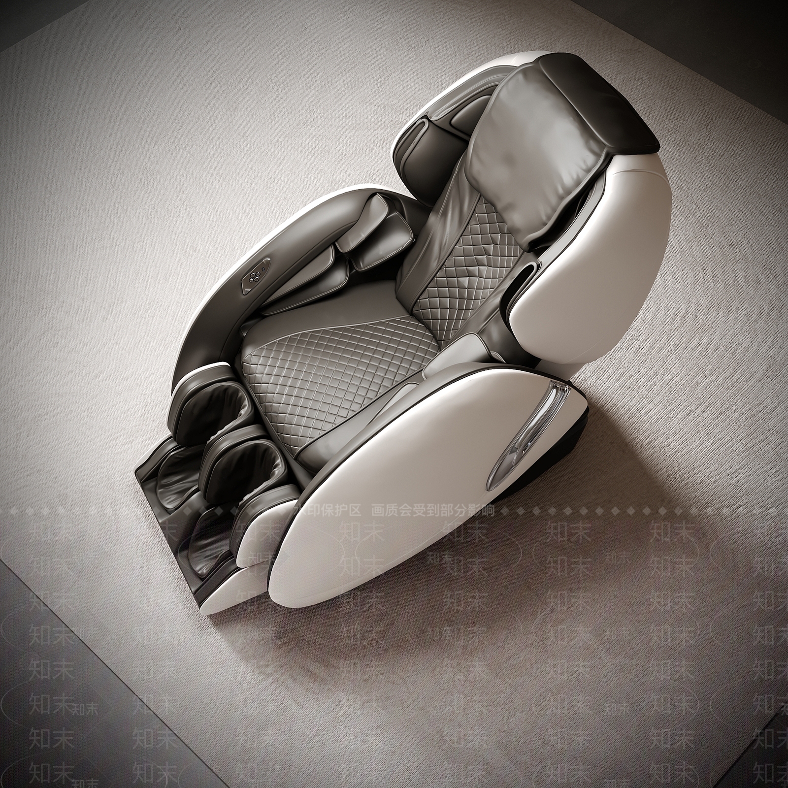 现代按摩椅3D模型下载【ID:1181671573】