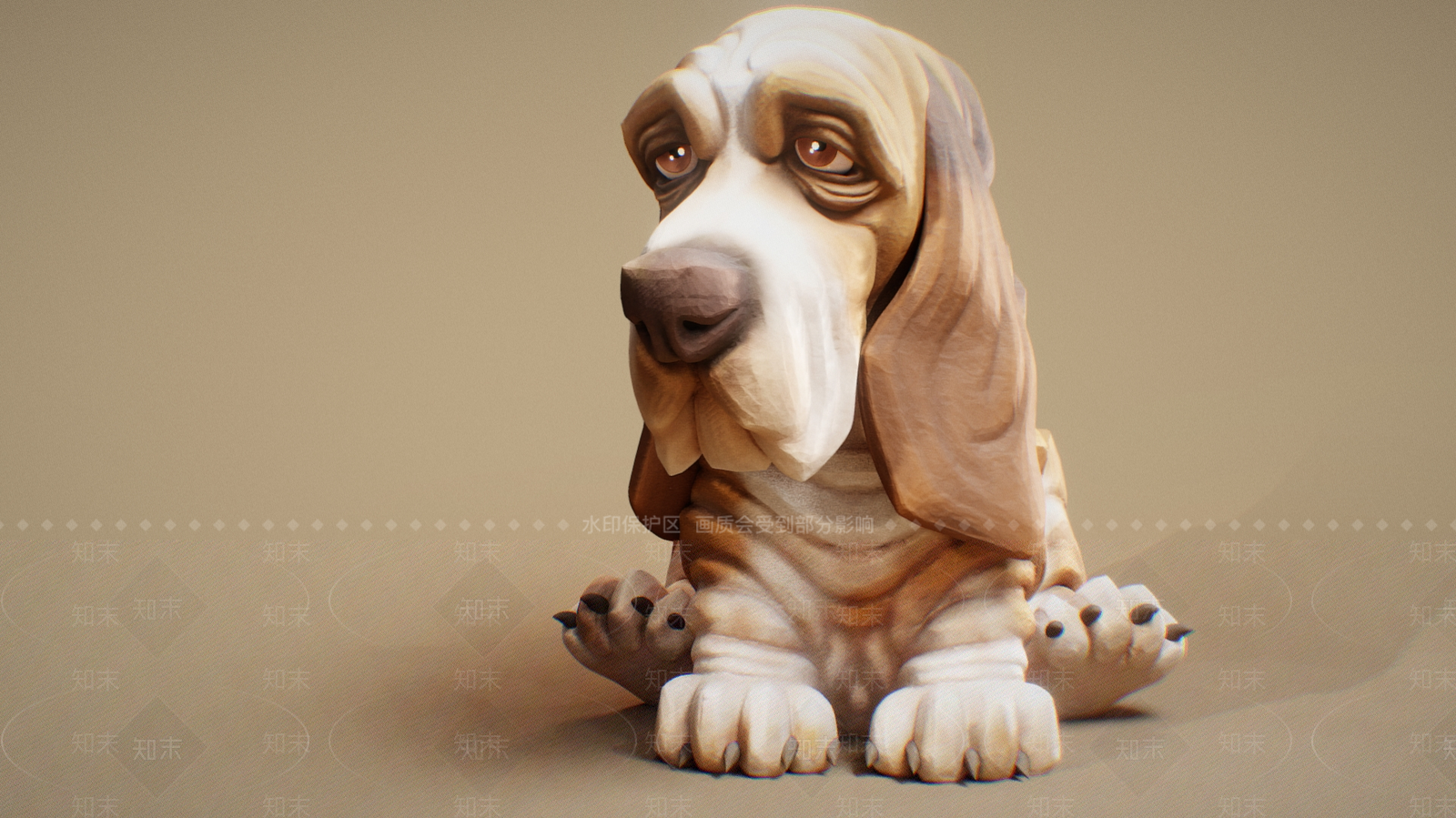 狗3D模型下载【ID:1181674710】