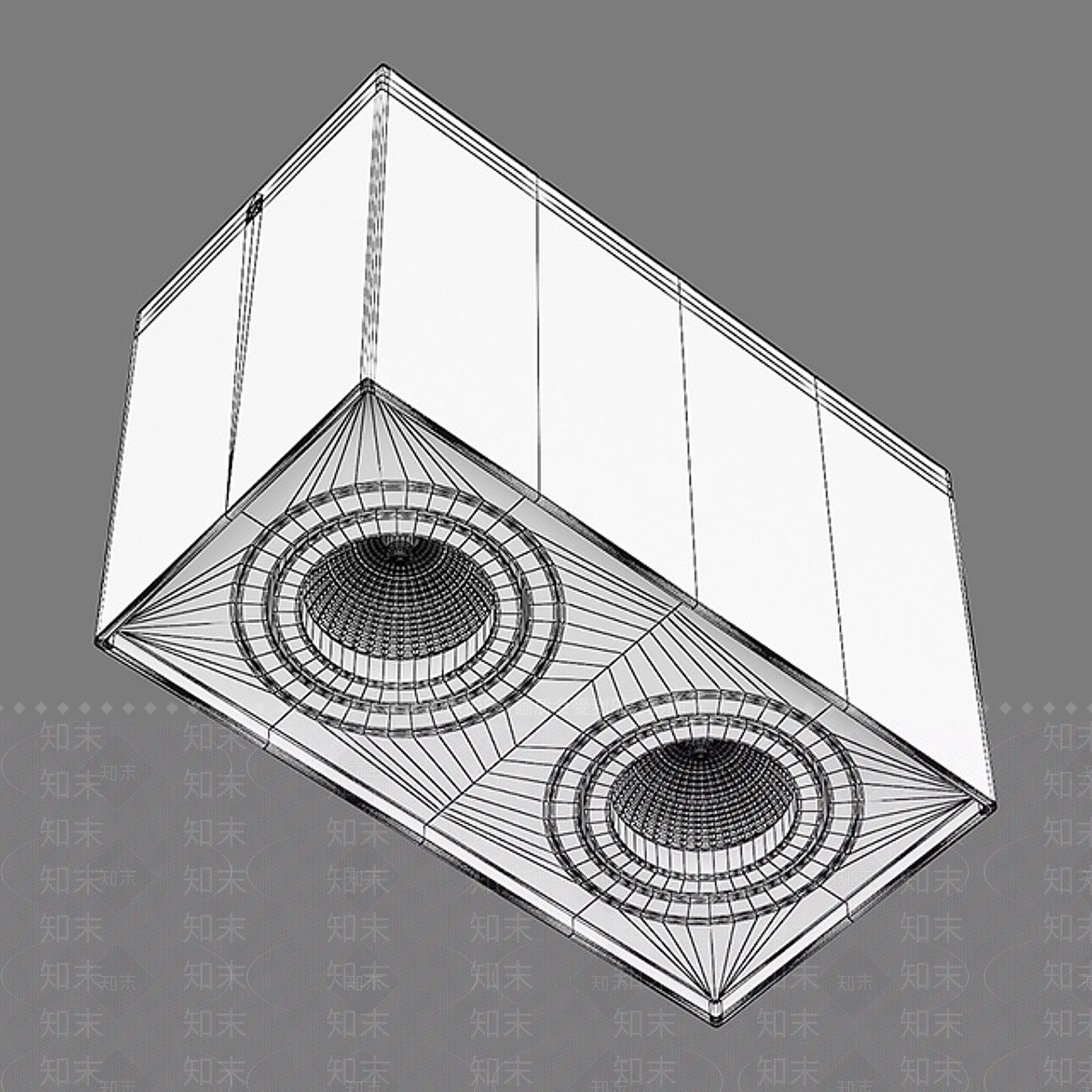 吸顶灯3D模型下载【ID:1181685453】