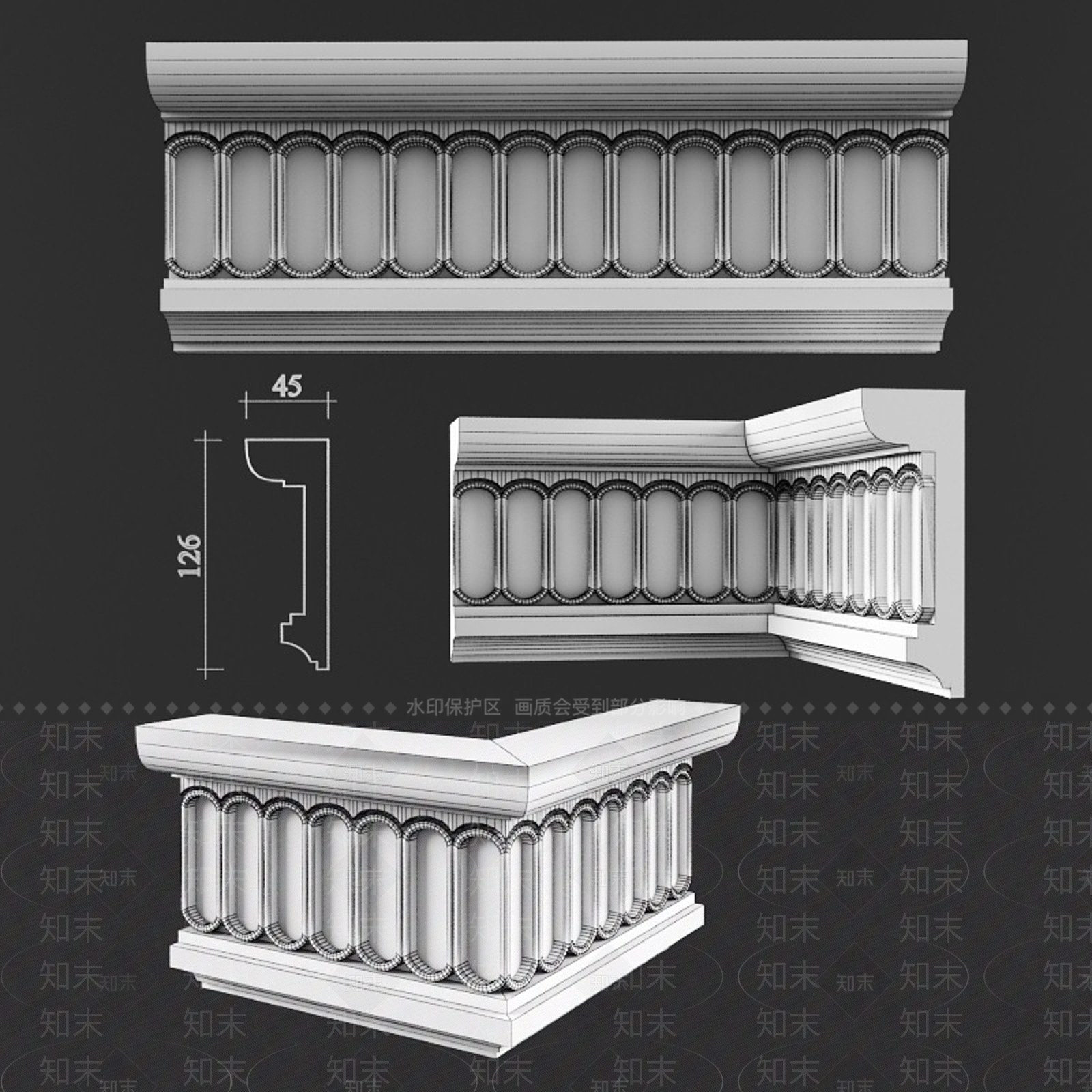 其他局部构件3D模型下载【ID:1181686376】