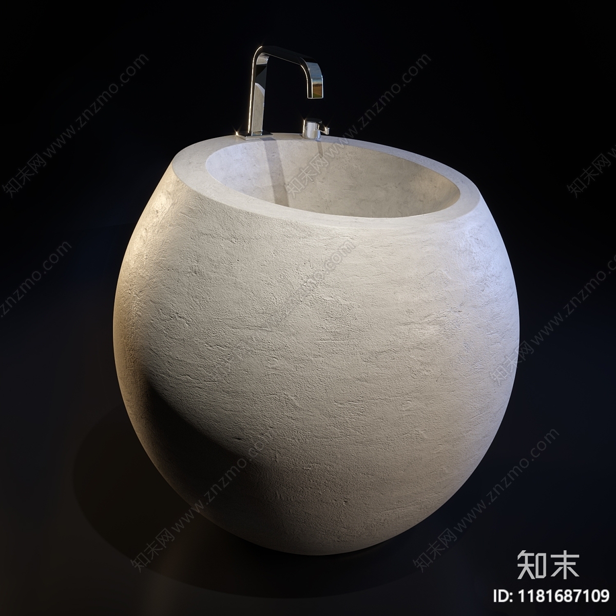 台盆3D模型下载【ID:1181687109】