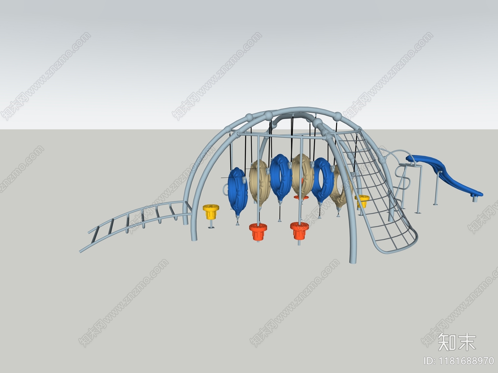 儿童器材组合SU模型下载【ID:1181688970】