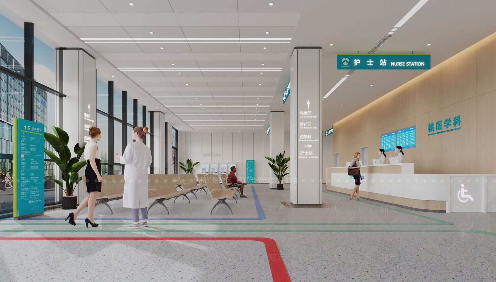 现代医院3D模型下载【ID:1181691774】