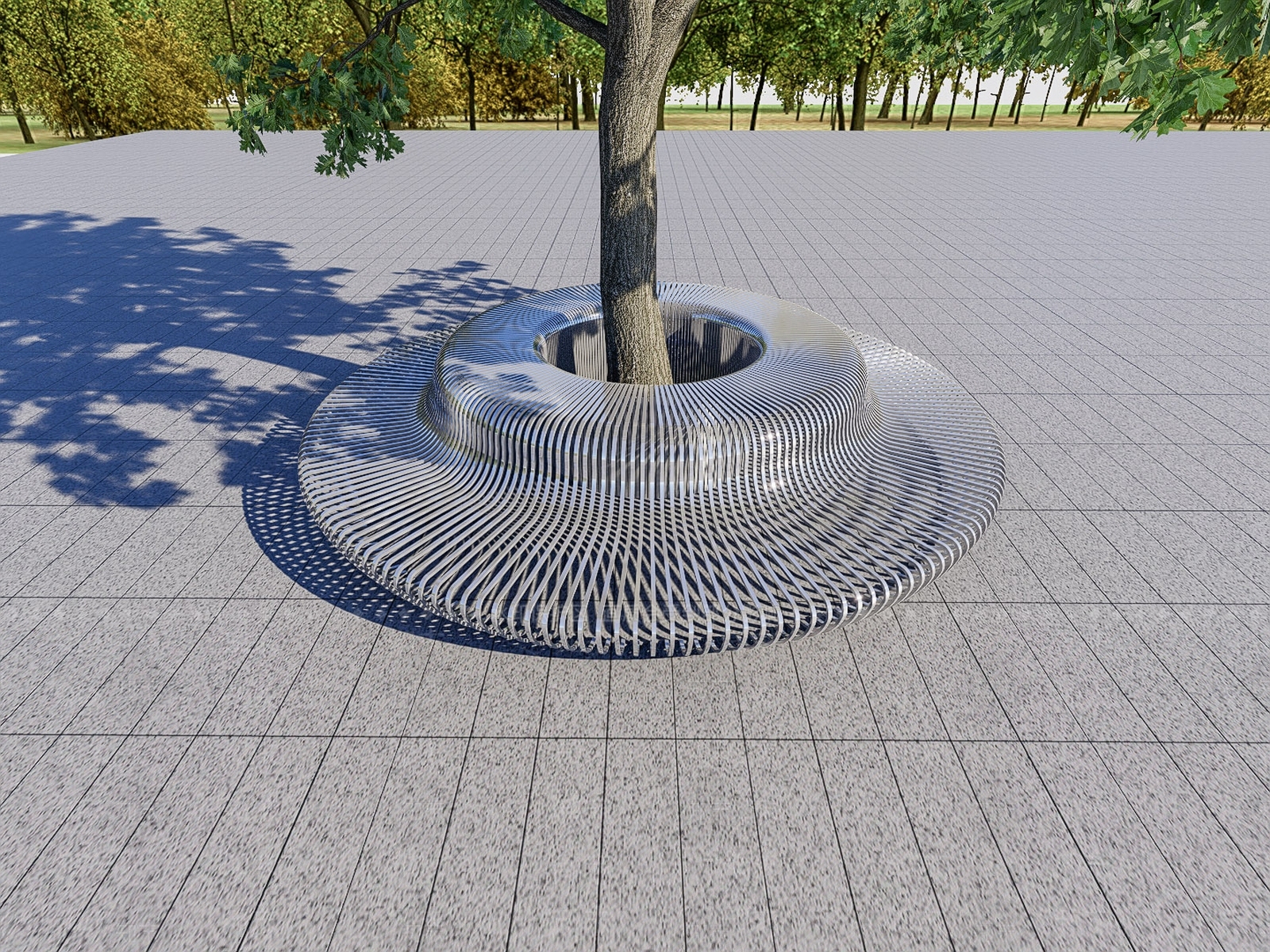 现代景观座椅SU模型下载【ID:1181702137】