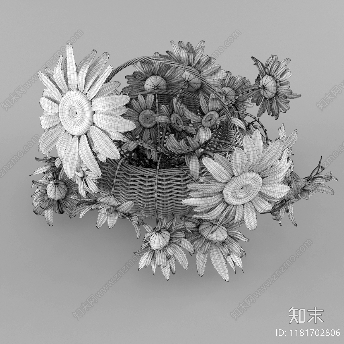 花艺3D模型下载【ID:1181702806】