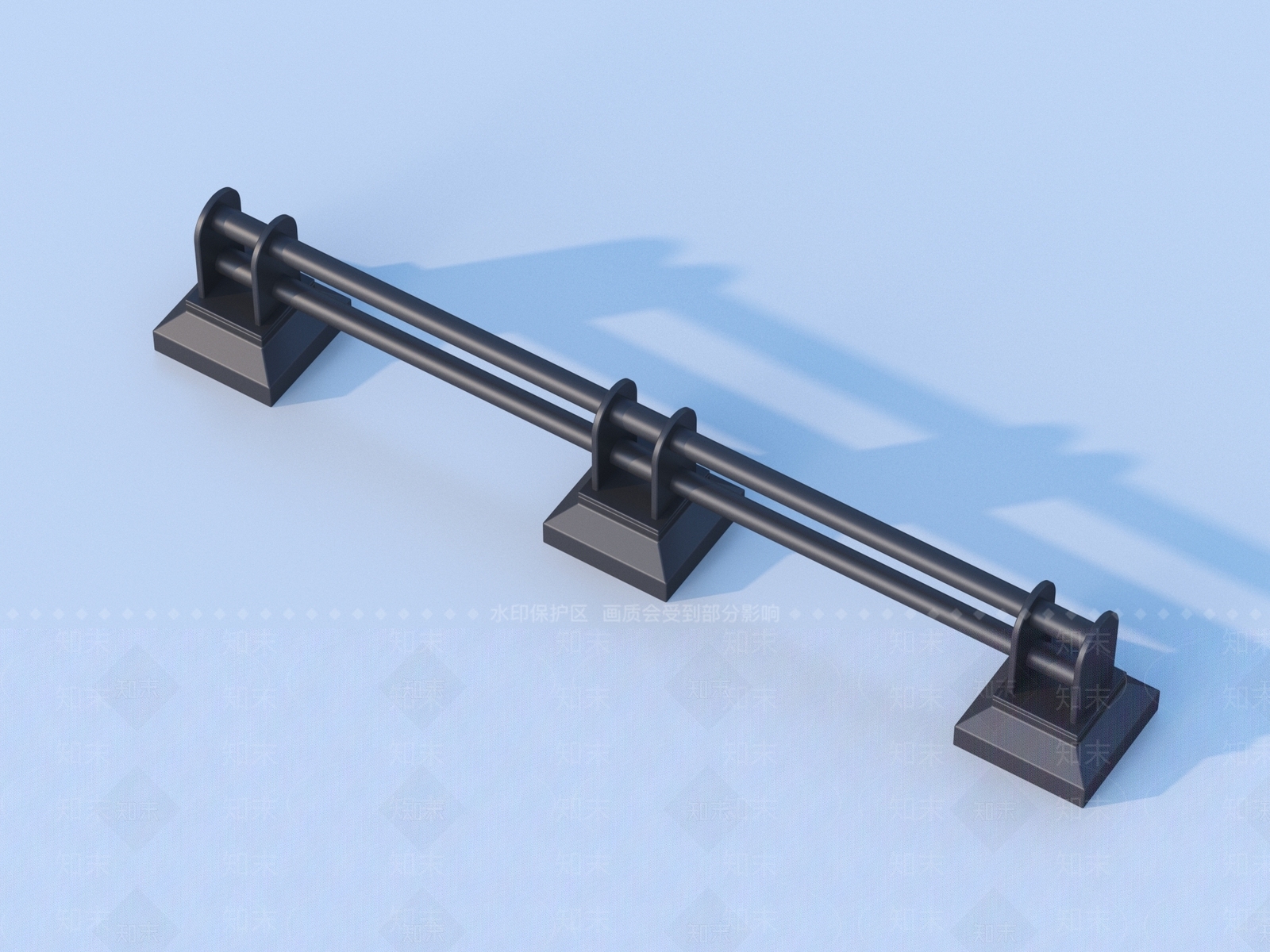 现代栏杆3D模型下载【ID:1181703601】