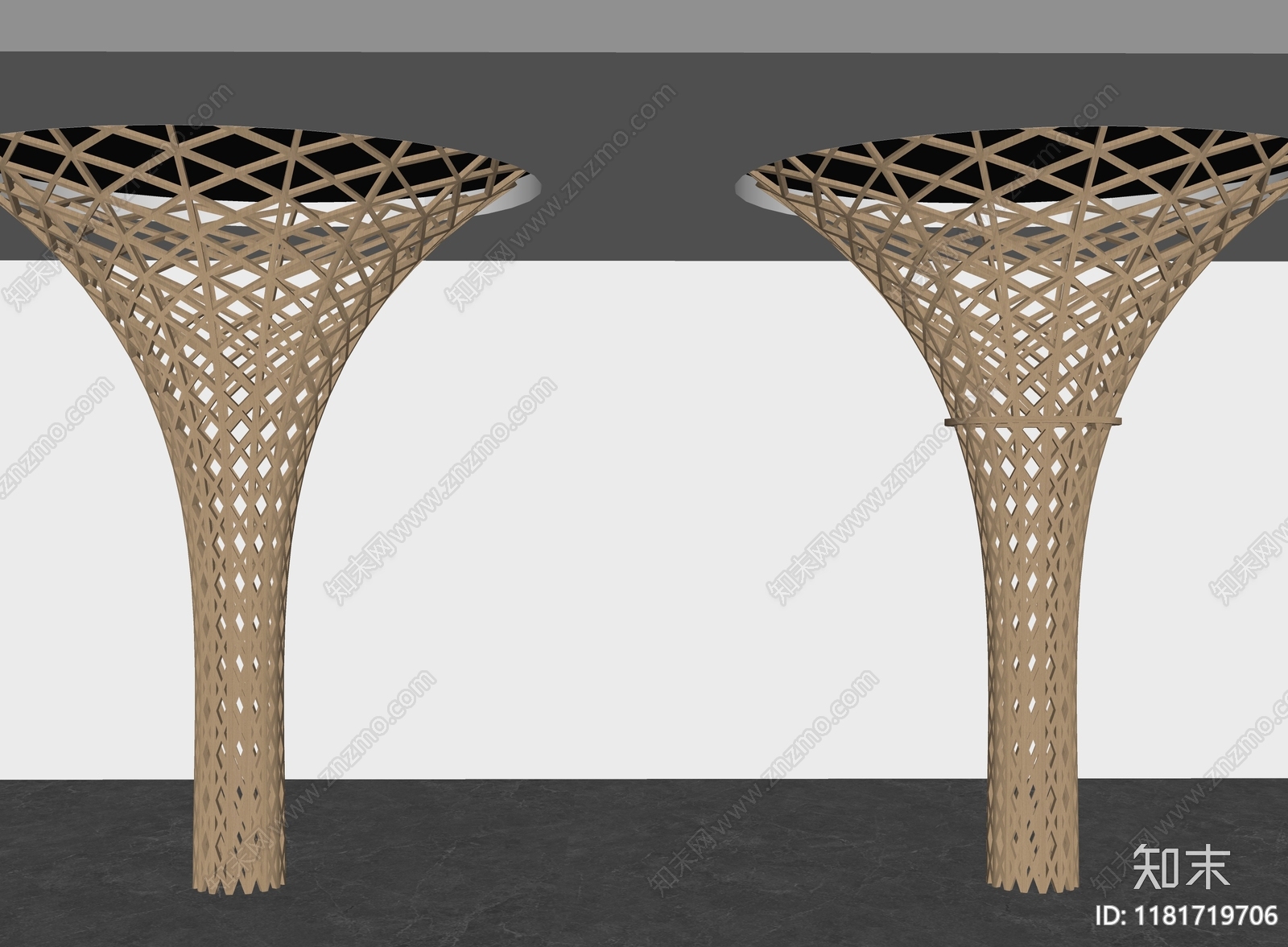 现代柱子SU模型下载【ID:1181719706】