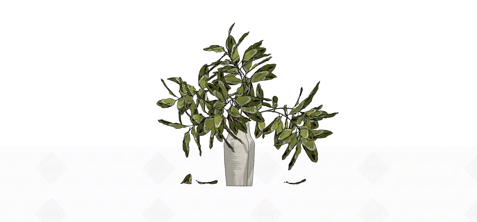 盆栽SU模型下载【ID:1182403555】