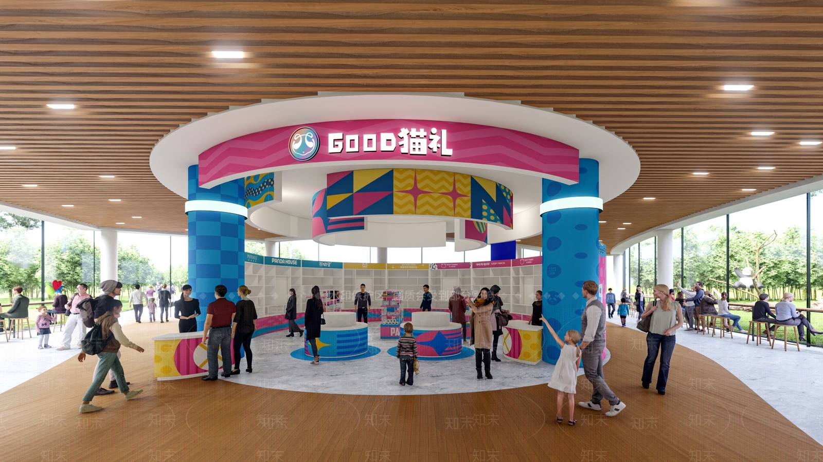 现代简约玩具礼品店SU模型下载【ID:1187622797】