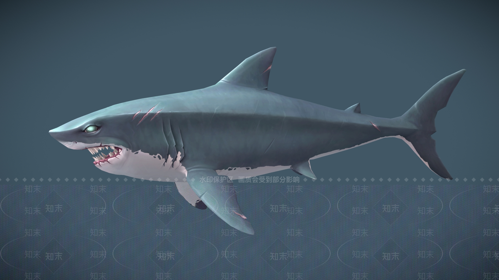 水生类动物3D模型下载【ID:1181729295】