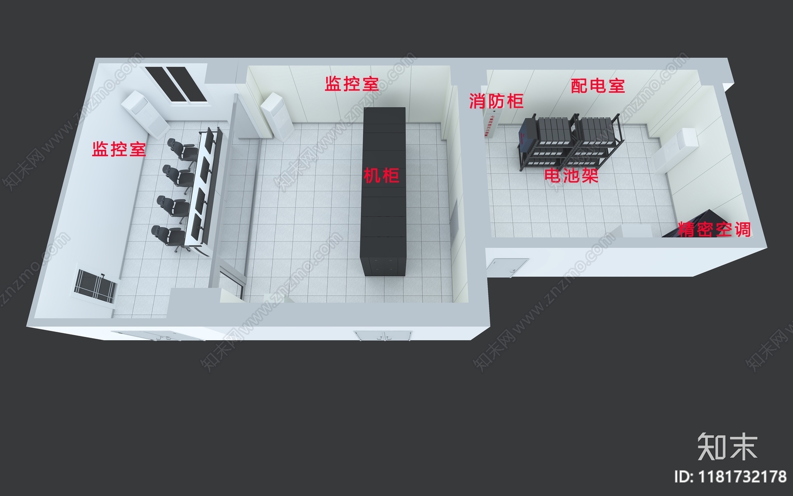 机房SU模型下载【ID:1181732178】