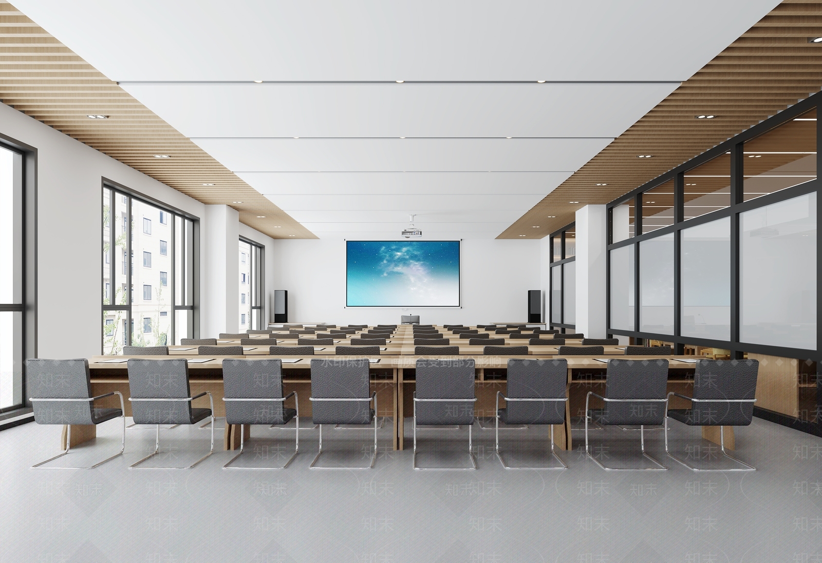 现代会议室3D模型下载【ID:1181736276】