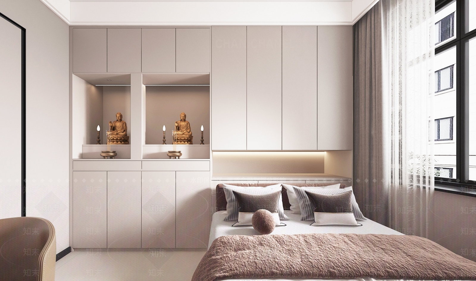 现代佛龛3D模型下载【ID:1181738287】