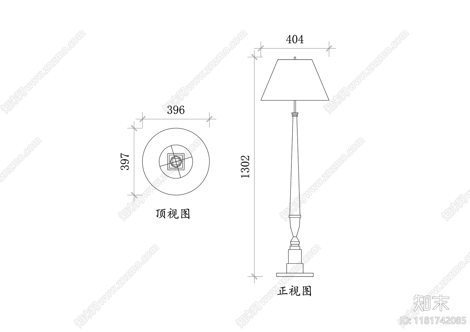 现代灯具图库cad施工图下载【ID:1181742085】