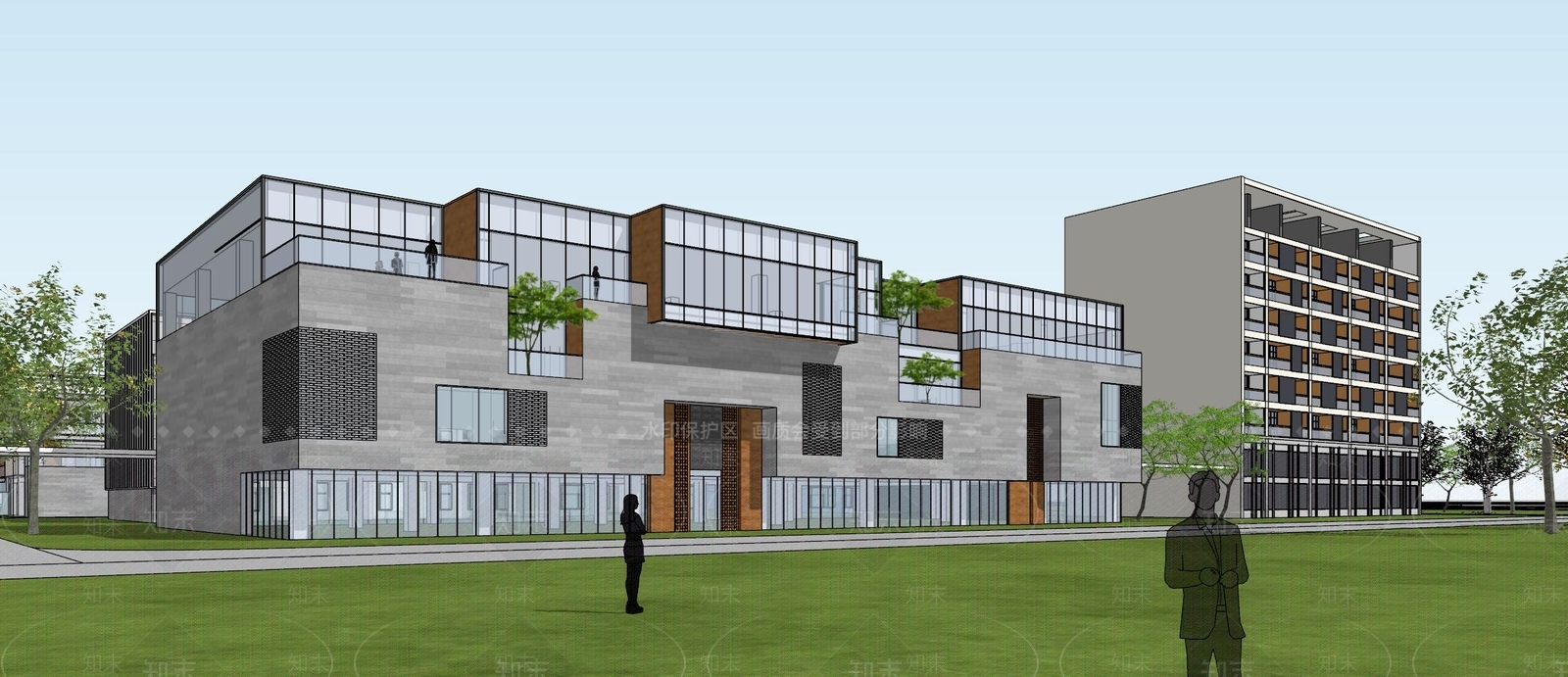 现代其他商业建筑SU模型下载【ID:1181743821】
