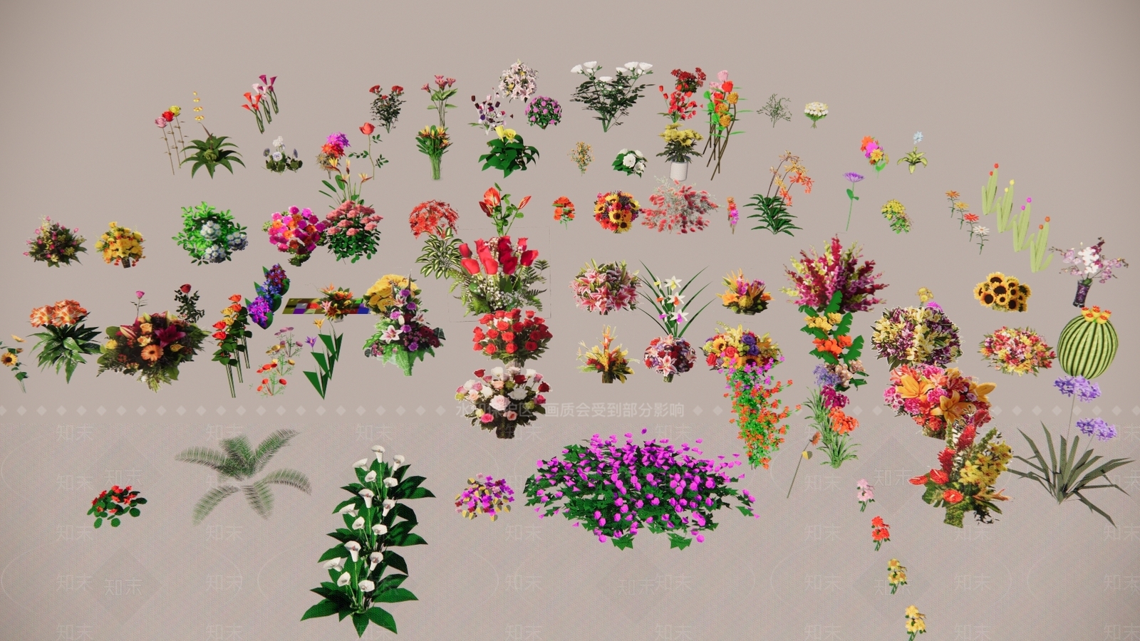 现代花店SU模型下载【ID:1181752981】