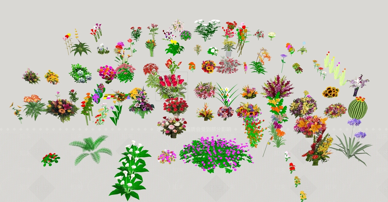 现代花店SU模型下载【ID:1181752981】