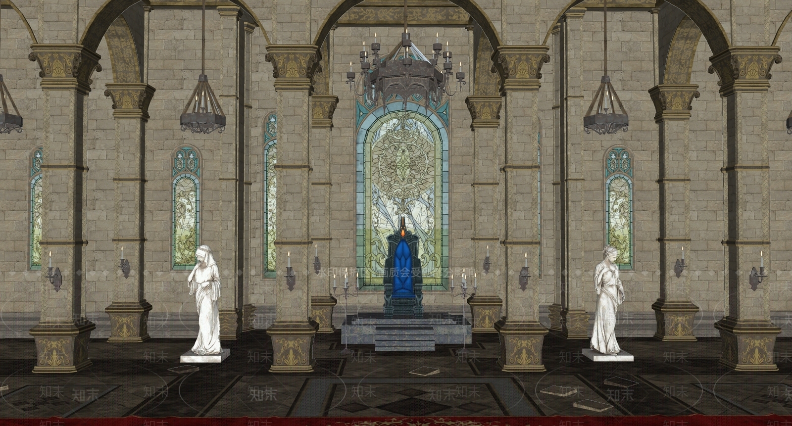 现代欧式其他公共建筑SU模型下载【ID:1181753492】