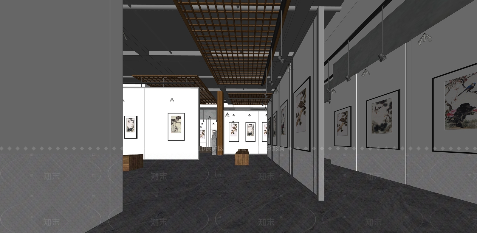现代其他文化空间SU模型下载【ID:1216008738】