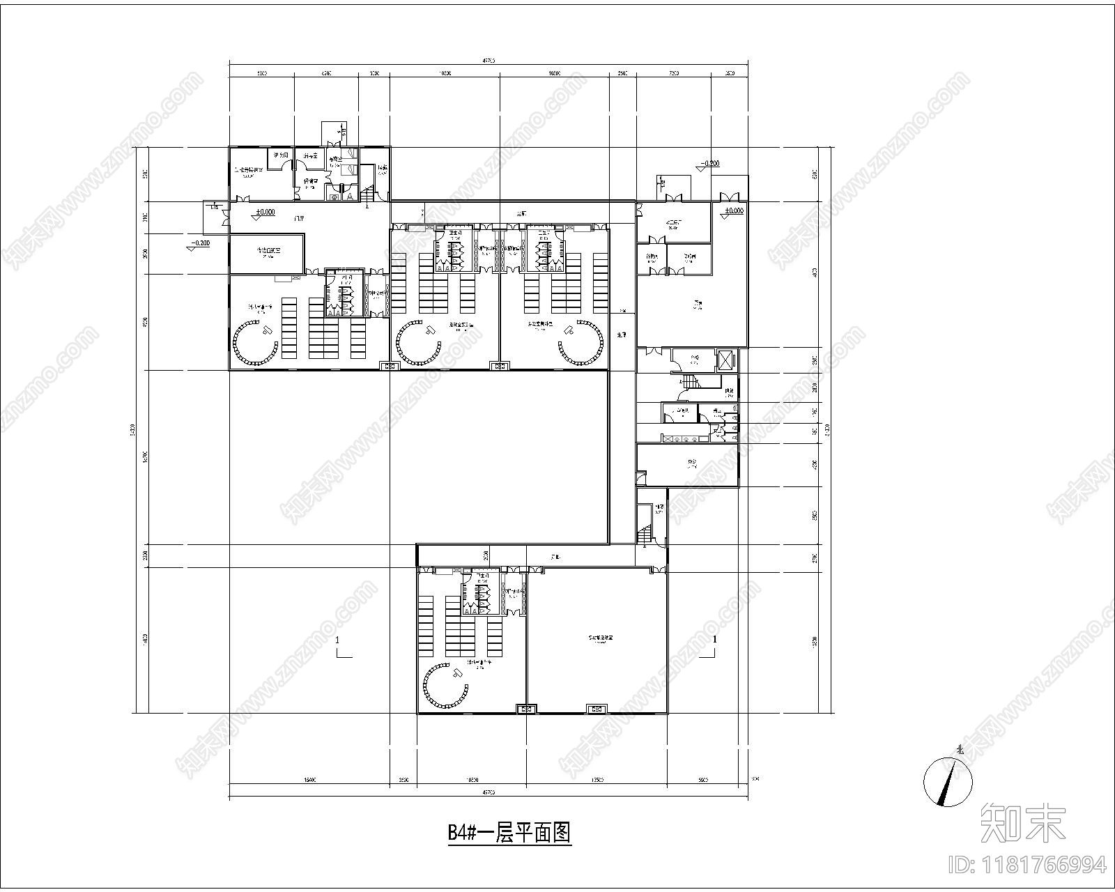 现代幼儿园建筑施工图下载【ID:1181766994】
