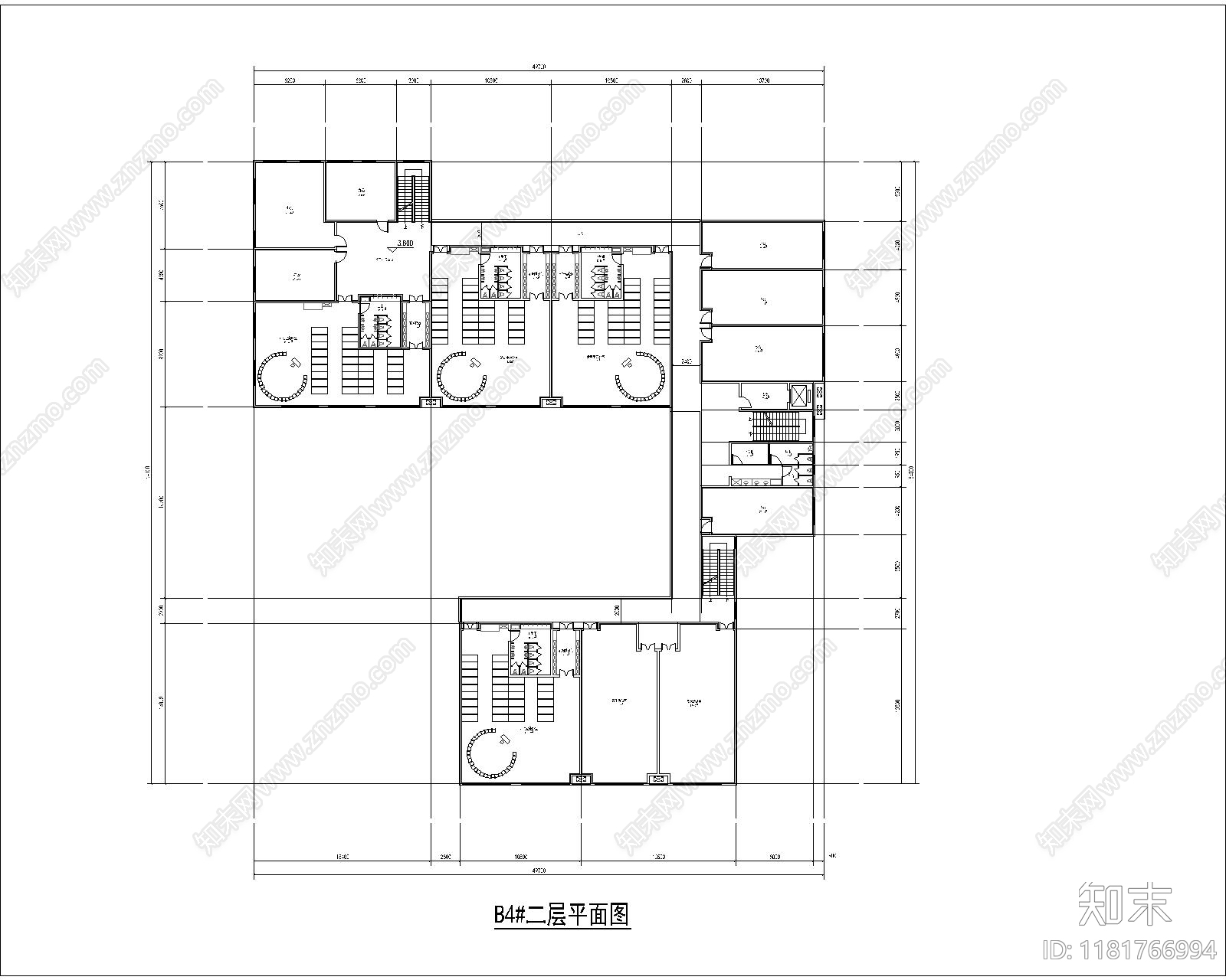 现代幼儿园建筑cad施工图下载【ID:1181766994】