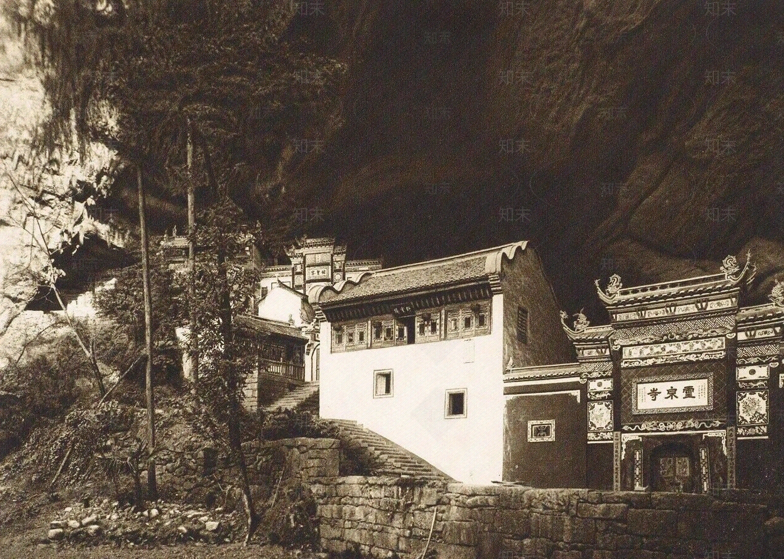 中式禅意外立面贴图下载【ID:1181777818】