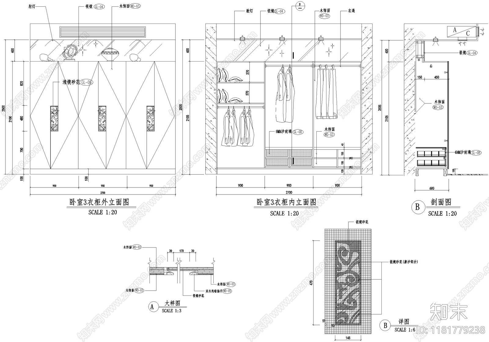 家具节点详图cad施工图下载【ID:1181779238】