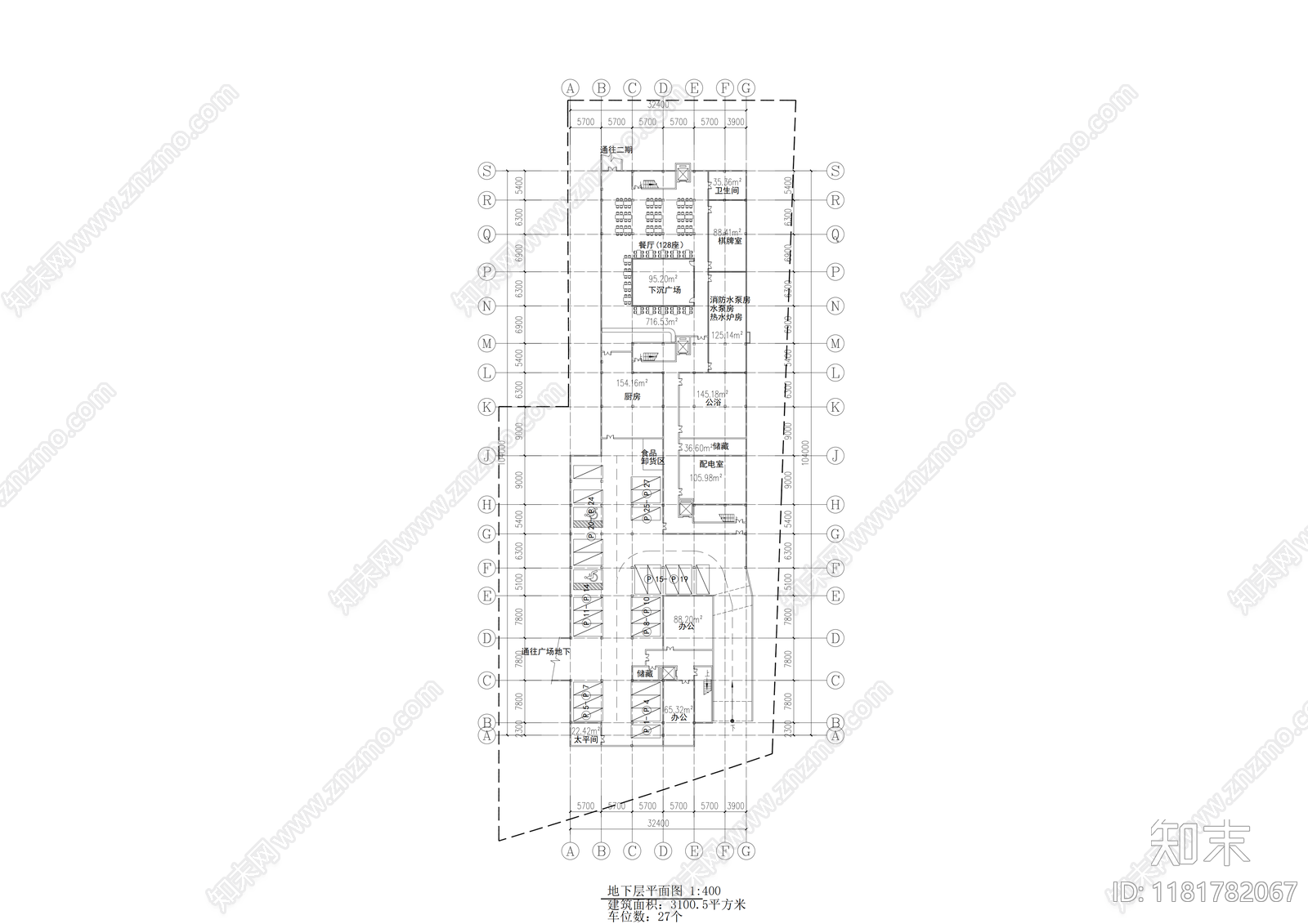 现代医院建筑cad施工图下载【ID:1181782067】