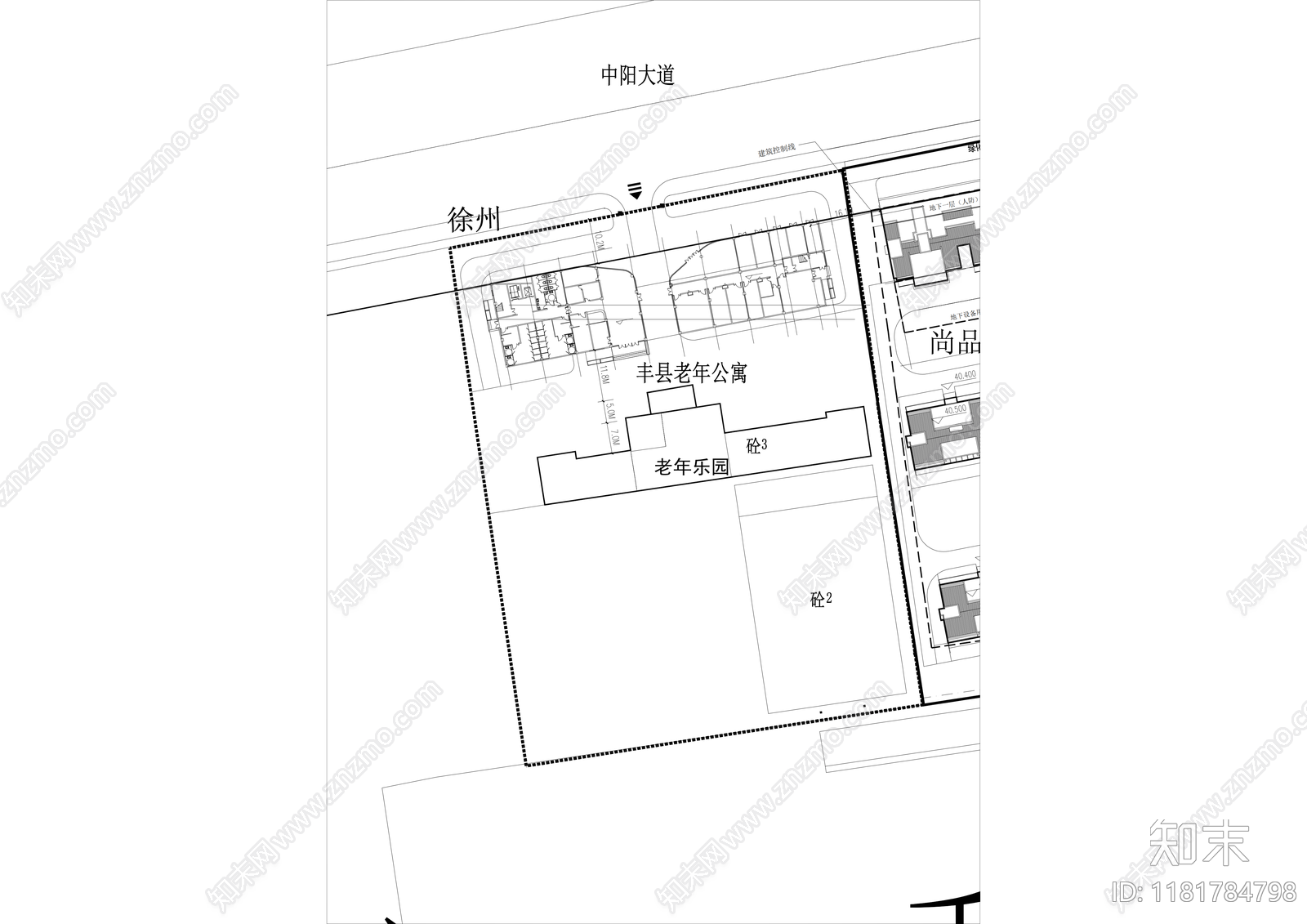 现代医院建筑cad施工图下载【ID:1181784798】