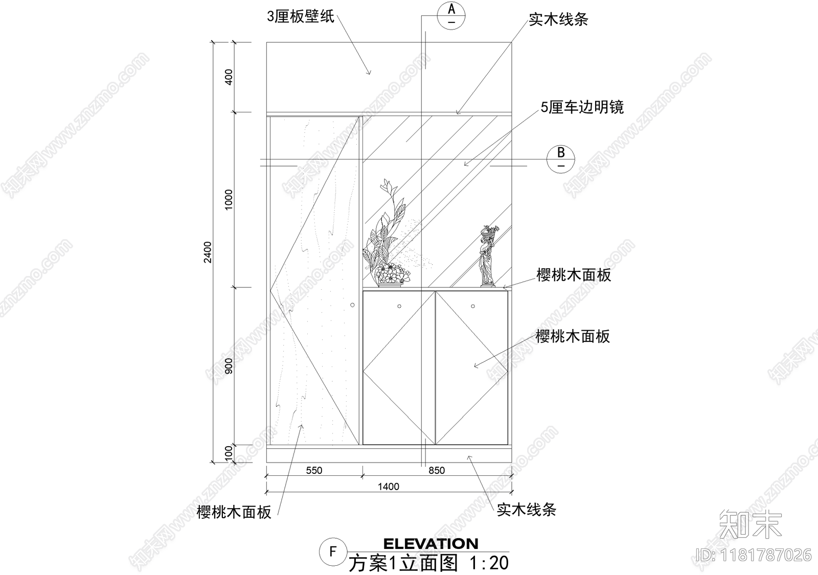 家具节点详图cad施工图下载【ID:1181787026】