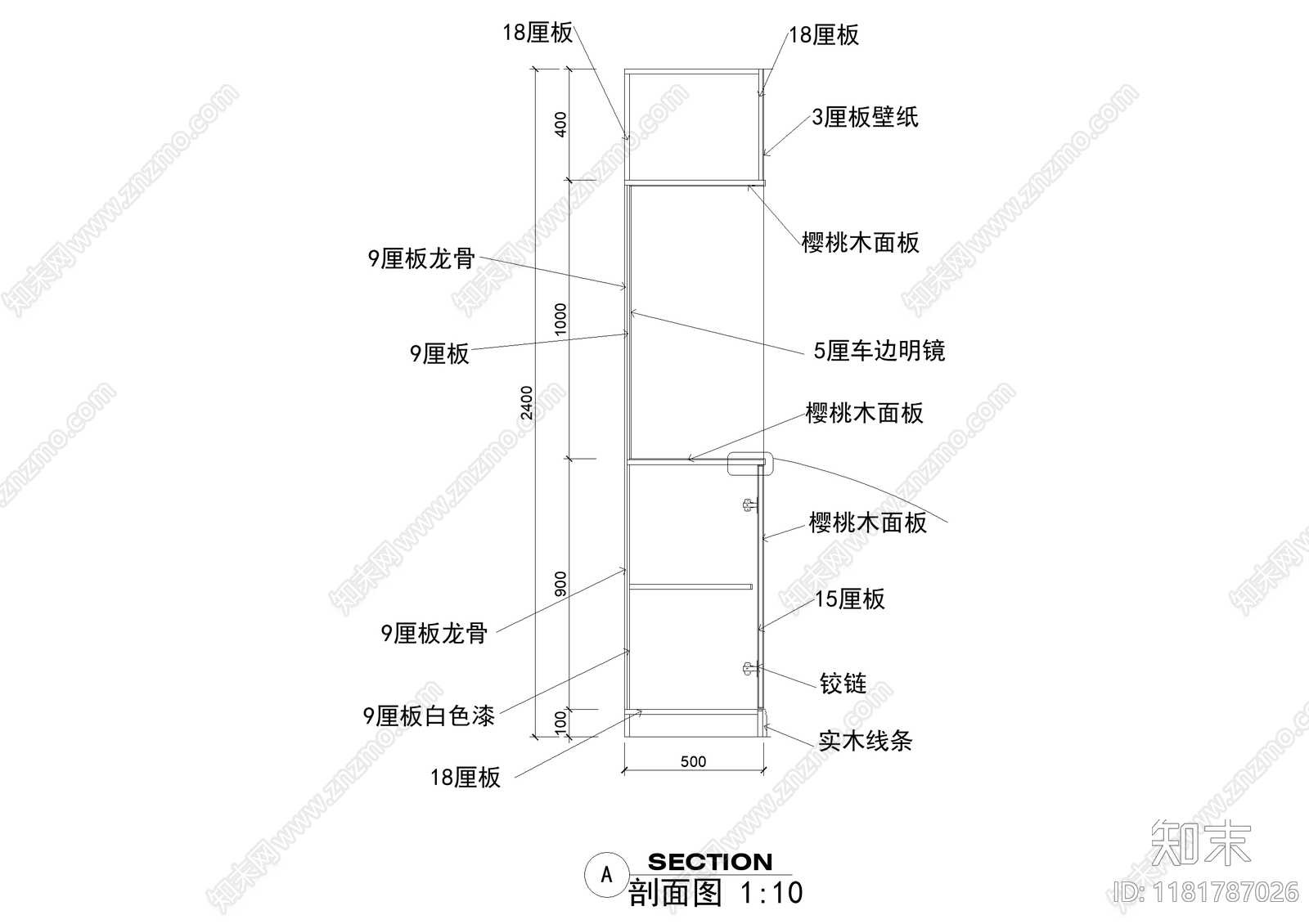 家具节点详图cad施工图下载【ID:1181787026】