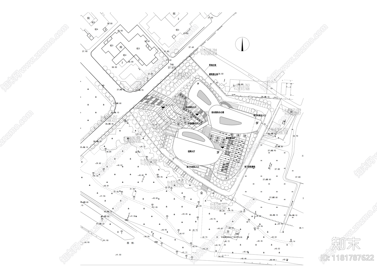 现代其他公共建筑cad施工图下载【ID:1181787622】