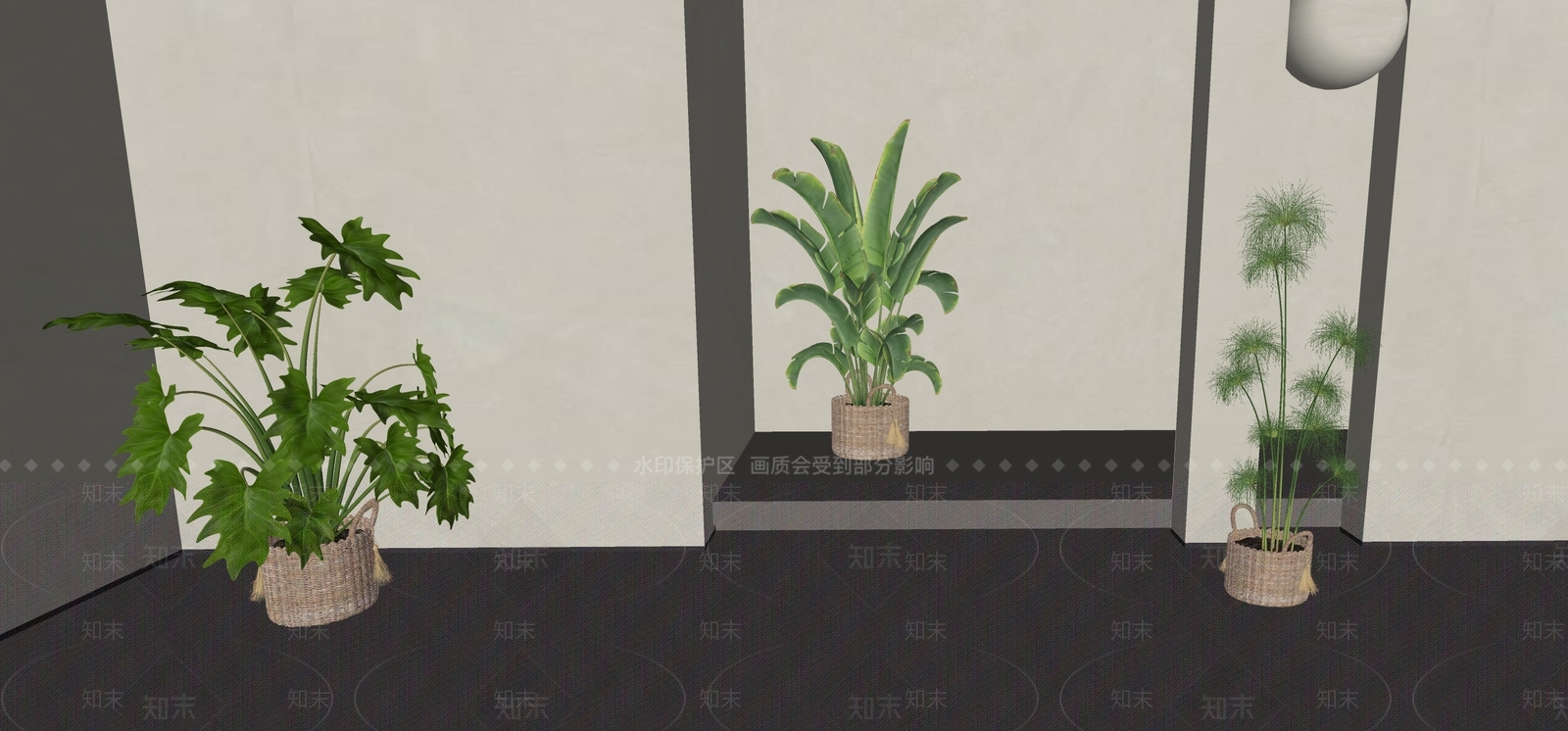 盆栽SU模型下载【ID:1181797214】