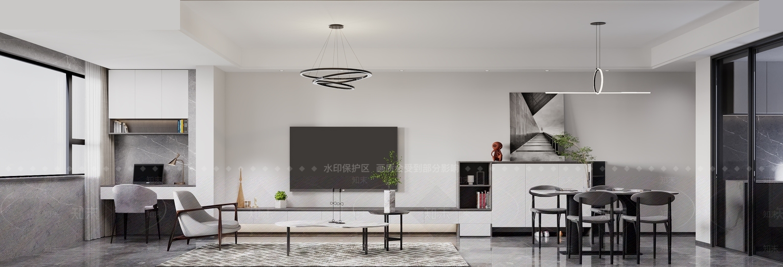 现代雕花3D模型下载【ID:1181806093】