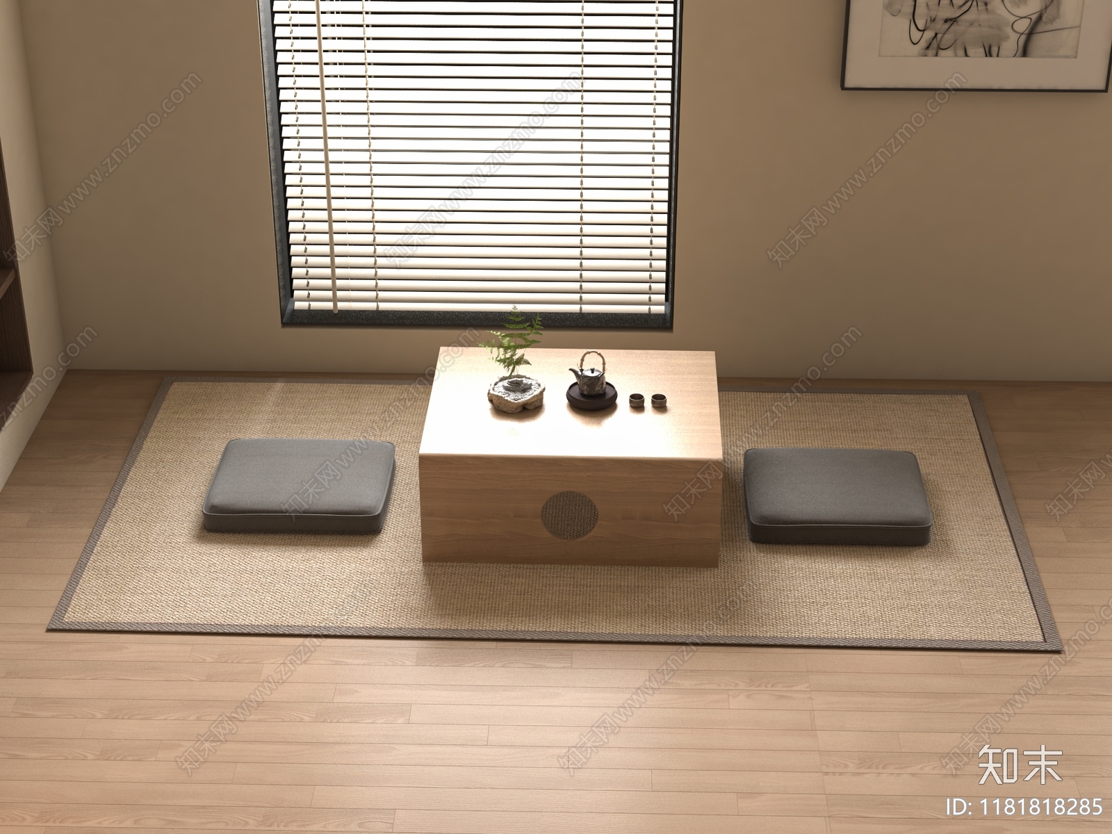 茶桌椅3D模型下载【ID:1181818285】