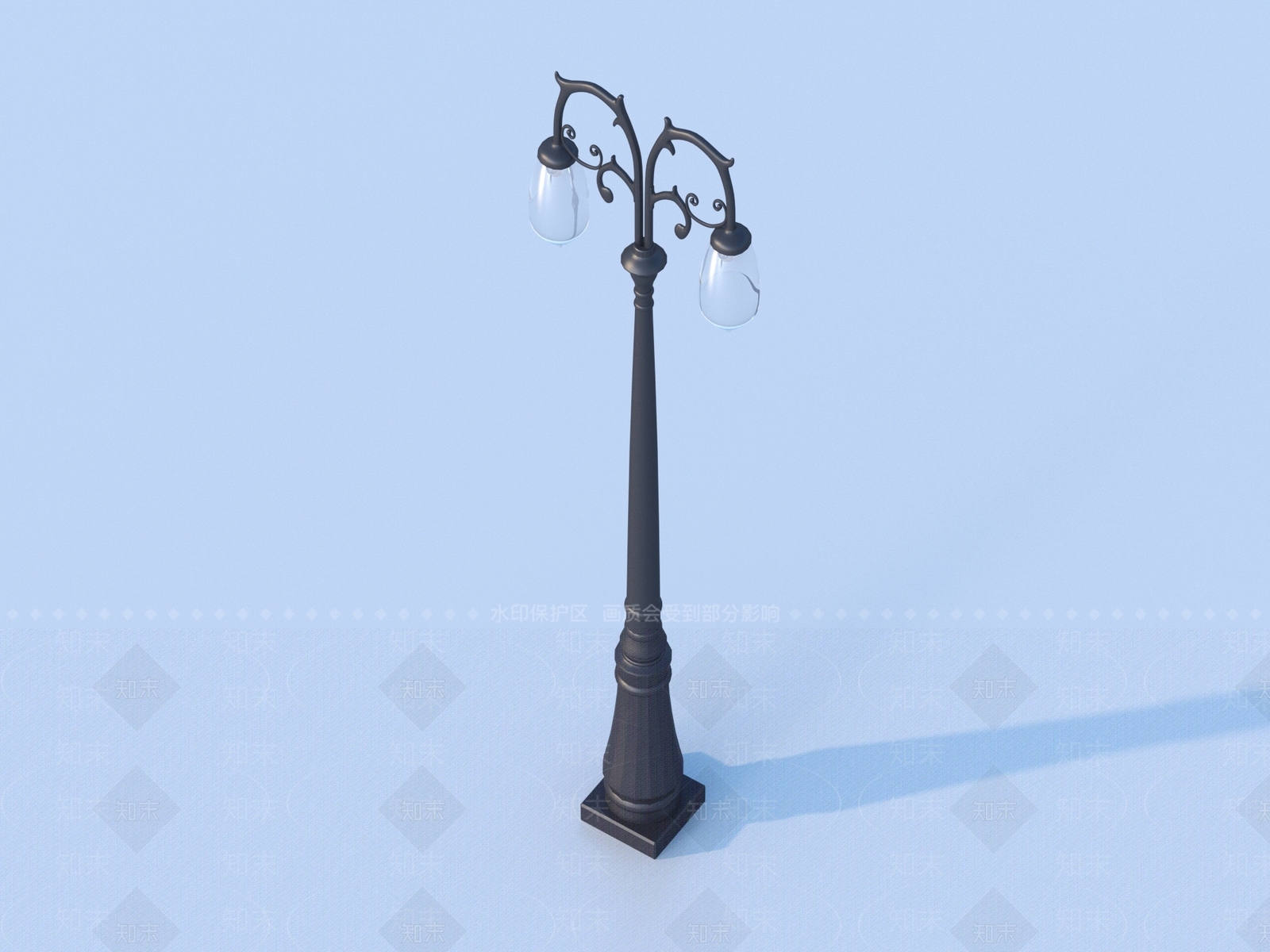 现代其他户外灯3D模型下载【ID:1181821880】