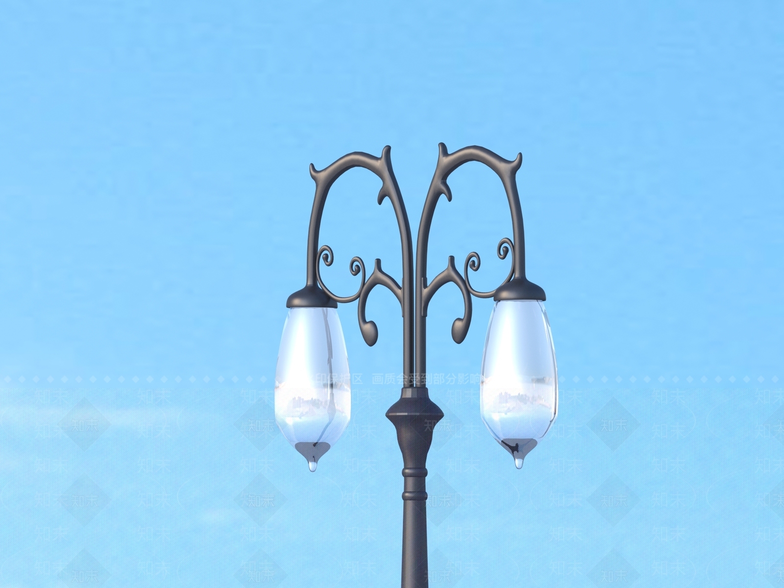 现代其他户外灯3D模型下载【ID:1181821880】